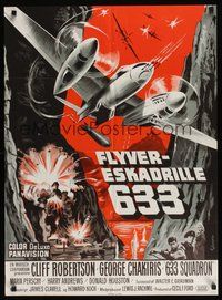 6t458 633 SQUADRON Danish '64 cool airplane artwork, The Winged Legend of World War II!