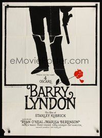 6t468 BARRY LYNDON Danish '75 Stanley Kubrick, Ryan O'Neal, historical romantic war melodrama!