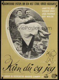 6t552 NOW & FOREVER Danish '56 wonderful full-length image of young lovers who elope!