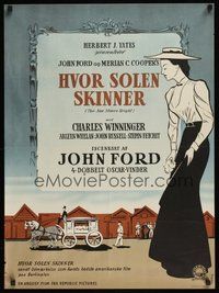 6t590 SUN SHINES BRIGHT Danish '54 adaptation of Irvin Cobb stories by John Ford, Stilling art!