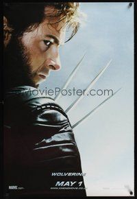 6t044 X-MEN 2 teaser DS English 1sh '03 Marvel Comics, cool image of Hugh Jackman as Wolverine!