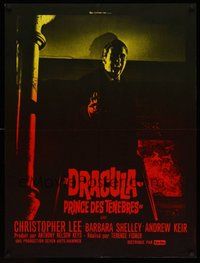 6t192 DRACULA PRINCE OF DARKNESS French 23x30 R70s great image of vampire Christopher Lee!