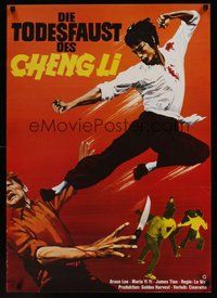 6t246 CHINESE CONNECTION German '73 Tang shan da xiong, art of kung fu master Bruce Lee!