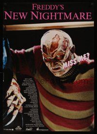 6t259 NEW NIGHTMARE German '94 great different image of Robert Englund as Freddy Kruger!