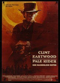 6t260 PALE RIDER German '85 great different art of cowboy Clint Eastwood by Grove!