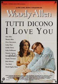 6t116 EVERYONE SAYS I LOVE YOU Italian 27x40 '97 Woody Allen directed, Julia Roberts!