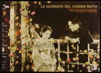 6t117 LE GIORNATE DEL CINEMA MUTO Italian 27x38 '05 cool image from early Japanese film!