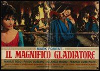 6t146 MAGNIFICENT GLADIATOR Italian photobusta '65 Mark Forest as Il Magnifico Gladiatore!