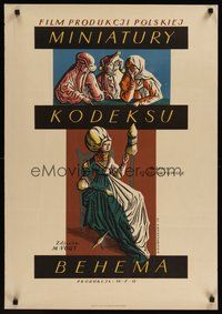 6t397 MINIATURES OF THE BEHEM'S CODEX Polish 23x33 '54 cool Siemaszkowa artwork!