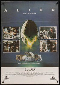 6t088 ALIEN Spanish '79 Ridley Scott outer space sci-fi monster classic, different images!