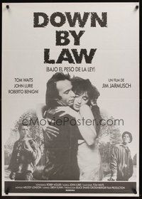 6t095 DOWN BY LAW Spanish '86 Jim Jarmusch, Roberto Benigni, Tom Waits, John Lurie!