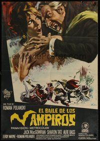 6t097 FEARLESS VAMPIRE KILLERS Spanish '68 Roman Polanski, great wacky horror art!