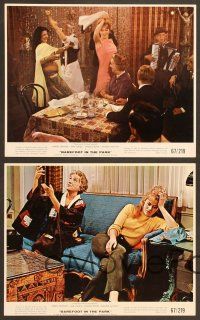 6v074 BAREFOOT IN THE PARK 11 color 8x10 stills '67 Robert Redford, sexy Jane Fonda, Charles Boyer