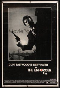 6w157 ENFORCER 40x60 '76 photo of Clint Eastwood as Dirty Harry by Bill Gold!