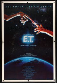 6w156 E.T. THE EXTRA TERRESTRIAL 40x60 '82 Steven Spielberg classic, John Alvin art!