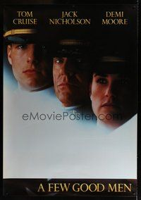 6w007 FEW GOOD MEN DS  bus stop '92 best close up of Tom Cruise, Jack Nicholson & Demi Moore!
