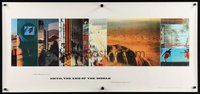 6w077 UNTIL THE END OF THE WORLD paper banner '91 Wim Wenders' Bis ans Ende der Welt, William Hurt!