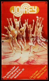 6w036 JOFFREY BALLET special 30x50 '78 great image of ballet dancers!