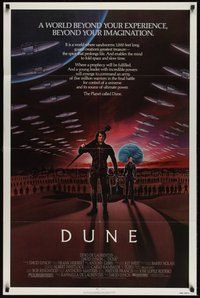 6x184 DUNE 1sh '84 David Lynch sci-fi epic, art of Kyle MacLachlan in a world beyond imagination!