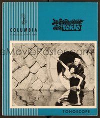 6x683 H MAN German pressbook '59 Ishiro Honda's Bijo to Ekitainingen, cool Japanese sci-fi images!