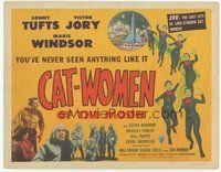 6x320 CAT-WOMEN OF THE MOON TC '53 campy cult classic, they're fiery, fearless & ferocious!