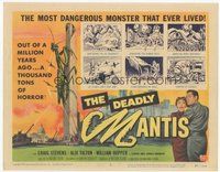 6x330 DEADLY MANTIS TC '57 classic art of giant insect on Washington Monument by Ken Sawyer!