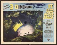 6x435 IT CAME FROM OUTER SPACE LC #5 '53 Jack Arnold classic 3-D sci-fi, image of man by ship!