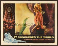 6x437 IT CONQUERED THE WORLD LC #8 '56 Roger Corman, close up of Beverly Garland & monster claw!