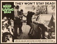 6x459 NIGHT OF THE LIVING DEAD LC #3 '68 George Romero zombie classic, Washington reporters!