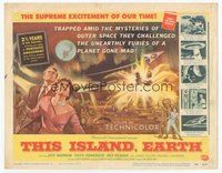 6x363 THIS ISLAND EARTH TC '55 they challenged the unearthly furies of a planet gone mad!