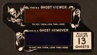 6x716 13 GHOSTS ghost viewer '60 William Castle, in ILLUSION-O, use it to see or not see them!