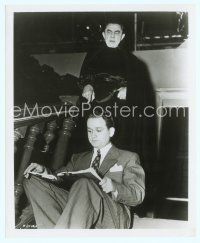 6x578 BELA LUGOSI candid 8x10 still '50s in costume sneaking up on Alex Gordon reading script!