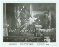6x585 CREATURE WALKS AMONG US 8x10 still '56 monster crashes through glass door to get at guy!