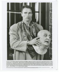 6x609 TOTAL RECALL 8x10 still '90 close up of Arnold Schwarzenegger removing his disguise!