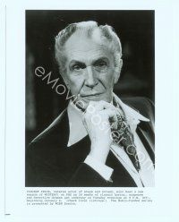 6x611 VINCENT PRICE TV 8x10 still '87 head & shoulders portrait as the host of PBS Mystery!