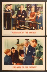 6x495 CHILDREN OF THE DAMNED 8 LCs '64 beware the creepy kid's eyes that paralyze!
