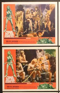 6x534 ONE MILLION YEARS B.C. 6 LCs '66 images of sexiest prehistoric cavewoman Raquel Welch!