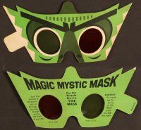 6x727 MASK 3 promo 3-D glasses '61 makes you part of the desire-fuming brain of a monstrous genius!