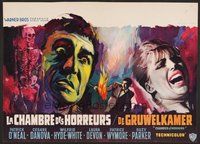 6y337 CHAMBER OF HORRORS Belgian '66 wild Ray horror artwork, the fear flasher!