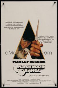 6y340 CLOCKWORK ORANGE Belgian '72 Stanley Kubrick classic, Philip Castle art of Malcolm McDowell!