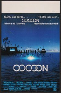 6y343 COCOON Belgian '85 Ron Howard classic, Don Ameche, Wilford Brimley, Tahnee Welch