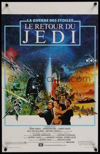 6y428 RETURN OF THE JEDI Belgian '83 George Lucas classic, Mark Hamill, Harrison Ford