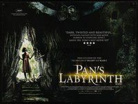 6y111 PAN'S LABYRINTH British quad '06 del Toro's El laberinto del fauno, cool fantasy image!