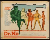 6y023 DR. NO 1/2sh '62 Sean Connery is the most extraordinary gentleman spy James Bond 007!