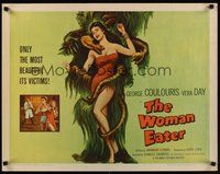 6y079 WOMAN EATER 1/2sh '59 art of wacky tree monster eating only the most beautiful victims!