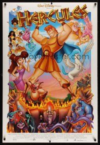 6y520 HERCULES 1 regular & 4 DS advance 1sh '97 Walt Disney Ancient Greece fantasy cartoon!