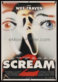 6y129 SCREAM 2 Italian 1sh '97 Wes Craven, Neve Campbell, cool different image!