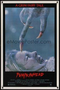 6y553 PUMPKINHEAD 1sh '88 directed by Stan Winston, creepy horror image, a grim fairy tale!
