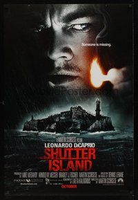 6y565 SHUTTER ISLAND October advance DS 1sh '10 Martin Scorsese, Leonardo DiCaprio!