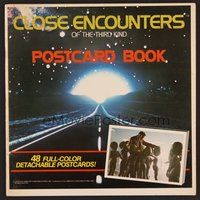 6z066 CLOSE ENCOUNTERS OF THE THIRD KIND postcard book '78 Steven Spielberg sci-fi classic!